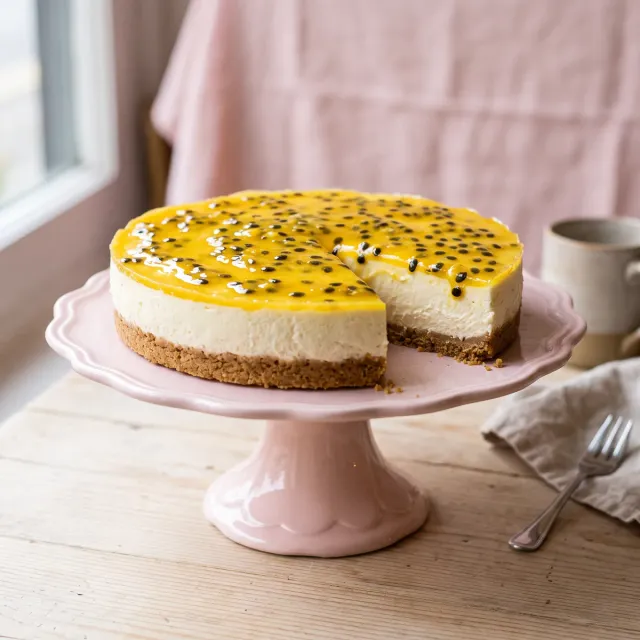Cheesecake de maracuyá