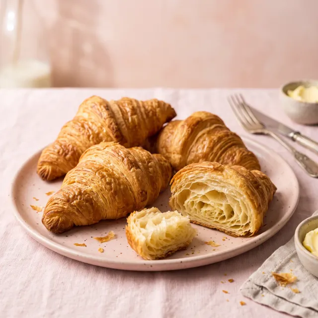 Croissants de mantequilla (4)